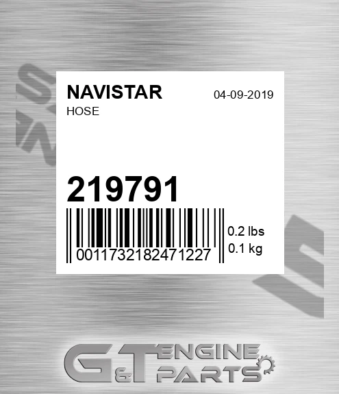 219791 NAVISTAR Hose
