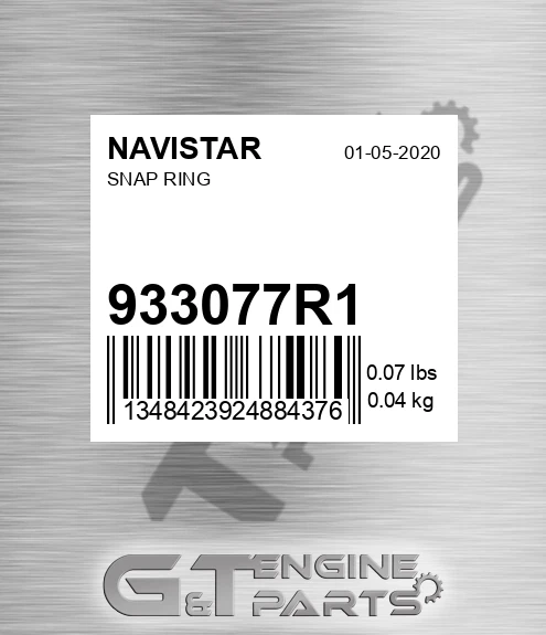 933077R1 NAVISTAR Snap Ring