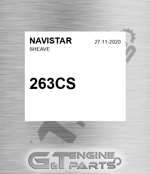 263CS NAVISTAR Sheave