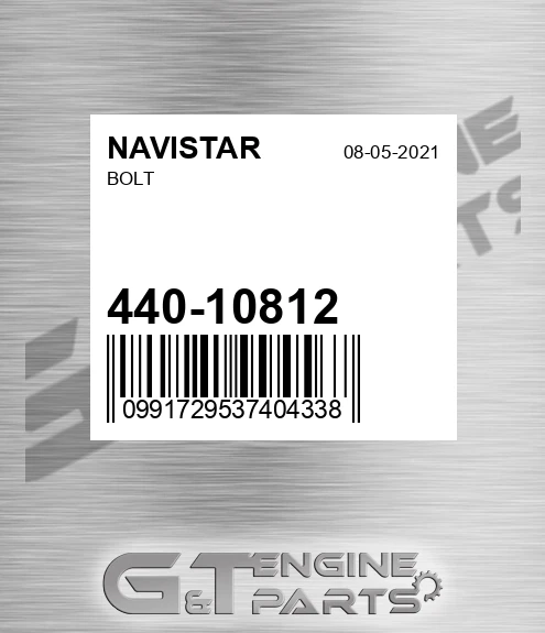 440-10812 Bolt