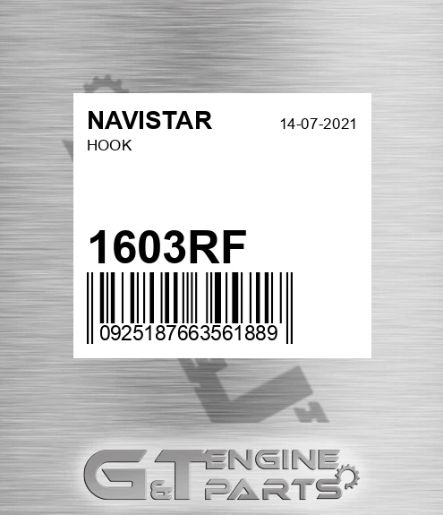 1603RF NAVISTAR Hook