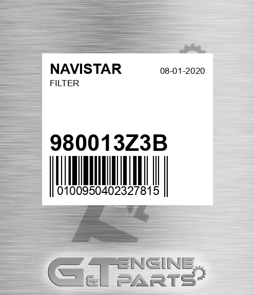 980013Z3B Filter