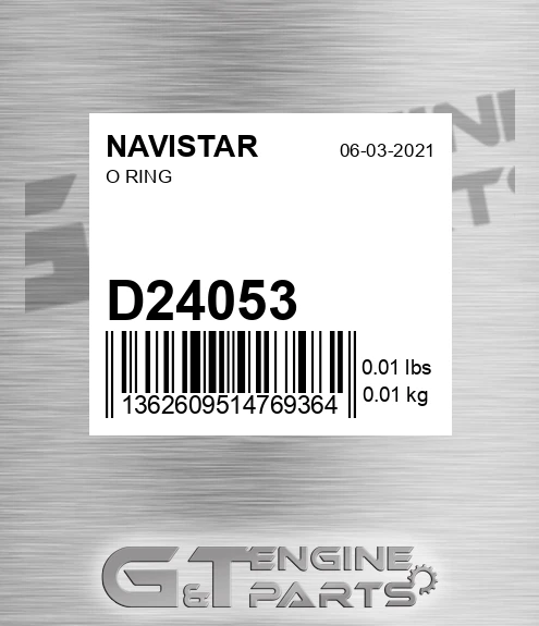 D24053 O Ring