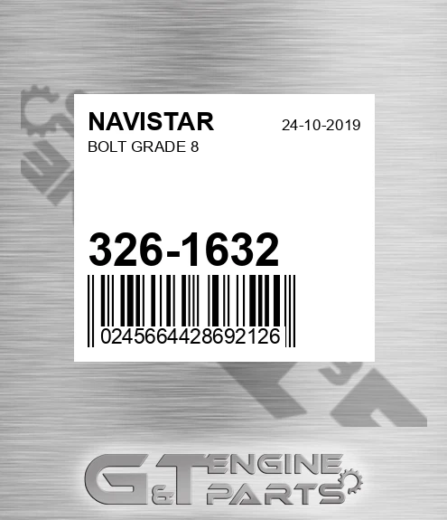 326-1632 Bolt Grade 8