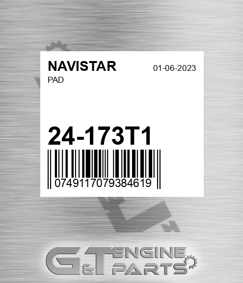 24-173T1 Pad