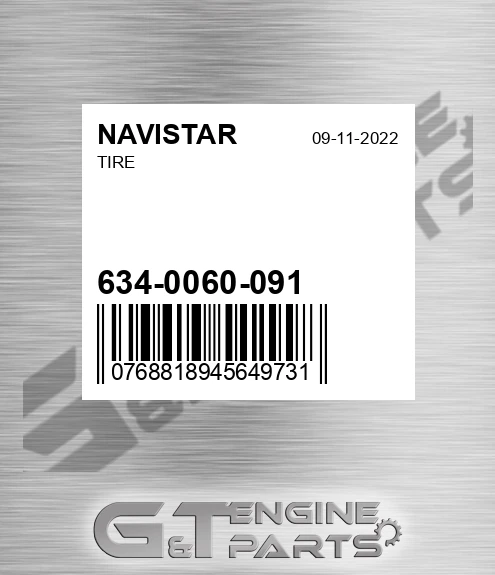 634-0060-091 Tire