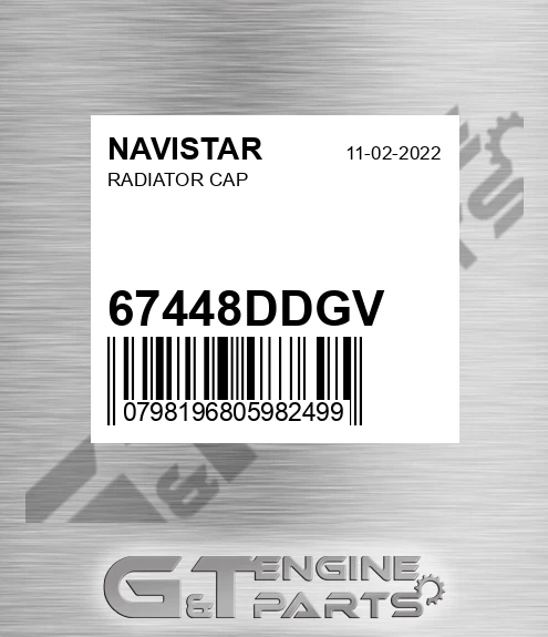 67448DDGV Radiator Cap