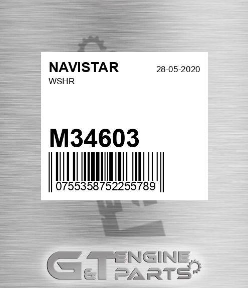 M34603 Wshr