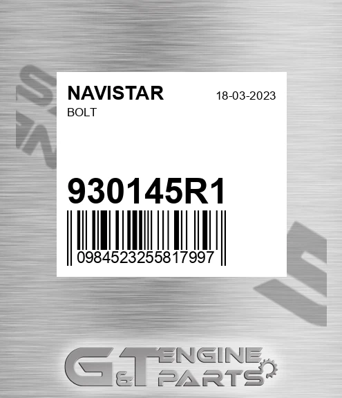 930145R1 Bolt