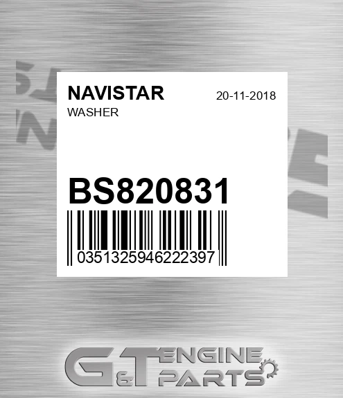 BS820831 Washer