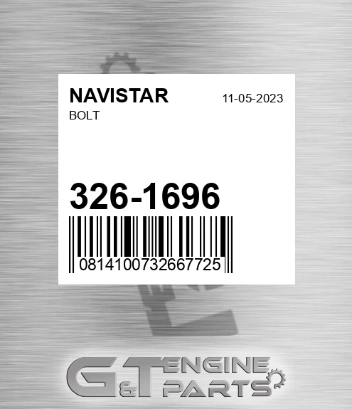 326-1696 Bolt