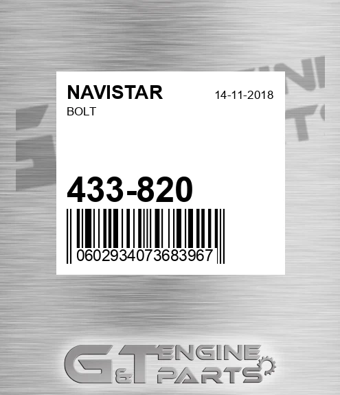 433-820 Bolt