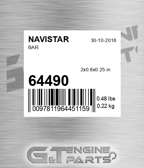 64490 NAVISTAR Bar