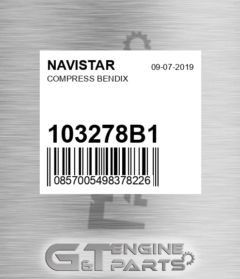 103278B1 Compress Bendix for NAVISTAR
