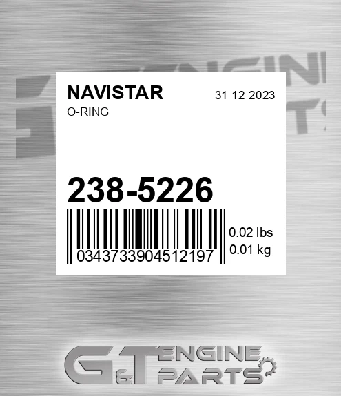 238-5226 O-ring