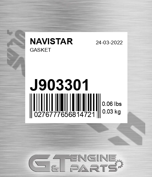 J903301 Gasket