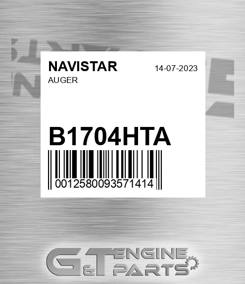 B1704HTA Auger