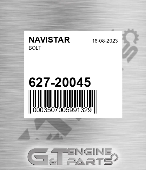 627-20045 Bolt