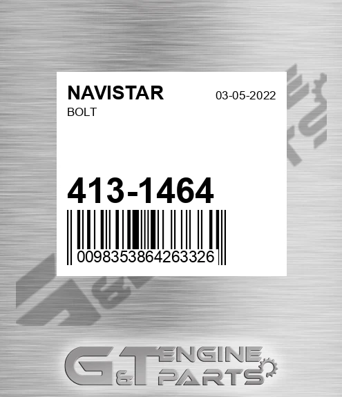 413-1464 Bolt
