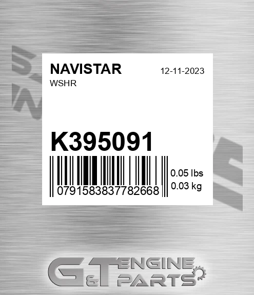 K395091 NAVISTAR Wshr