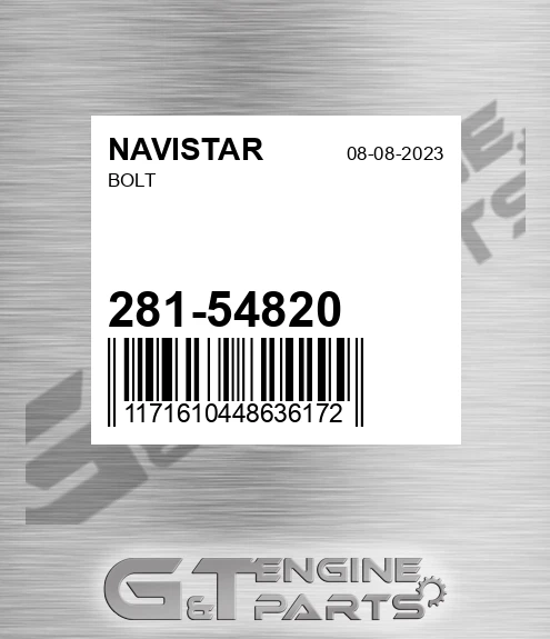 281-54820 Bolt