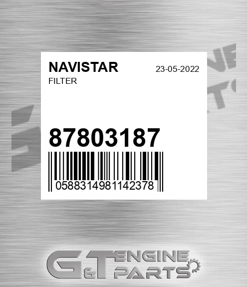 87803187 NAVISTAR Filter