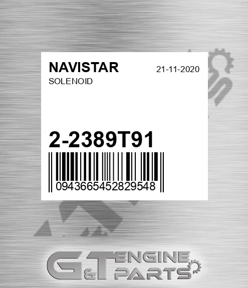 2-2389T91 Solenoid