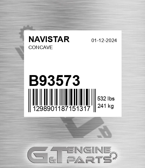 B93573 NAVISTAR Concave
