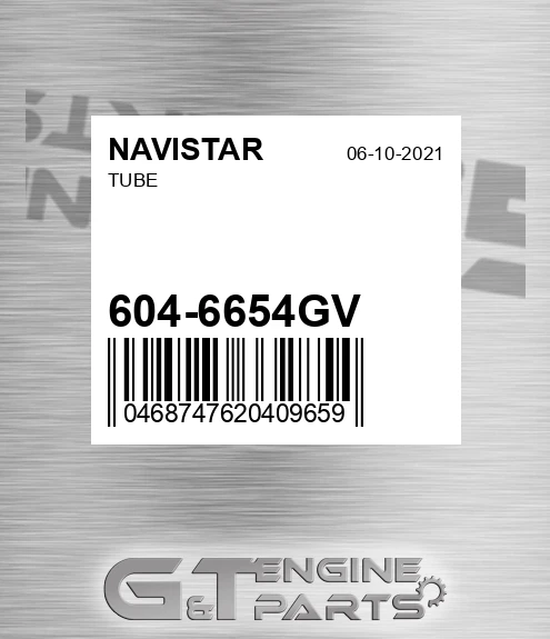 604-6654GV Tube