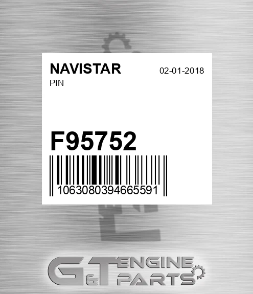 F95752 NAVISTAR Pin
