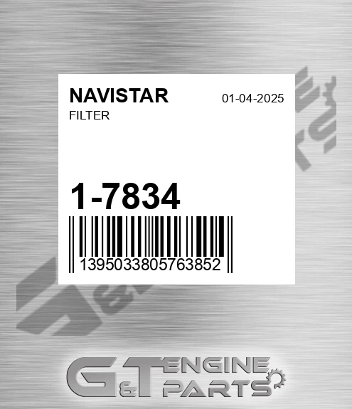 1-7834 Filter
