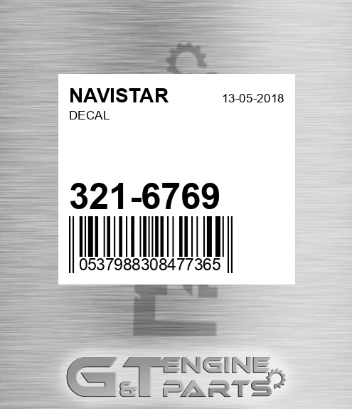 321-6769 Decal