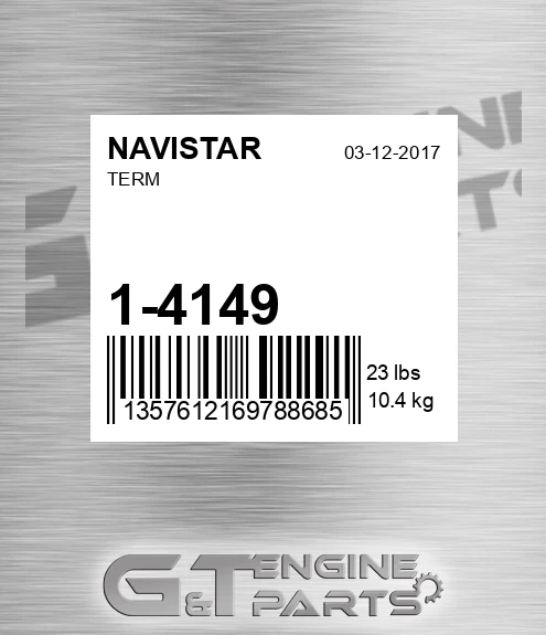 1-4149 Term for NAVISTAR