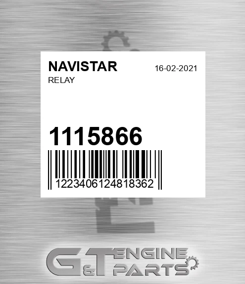 1115866 Relay for NAVISTAR