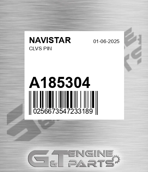 A185304 Clvs Pin