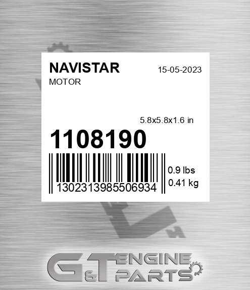 1108190 Motor for NAVISTAR