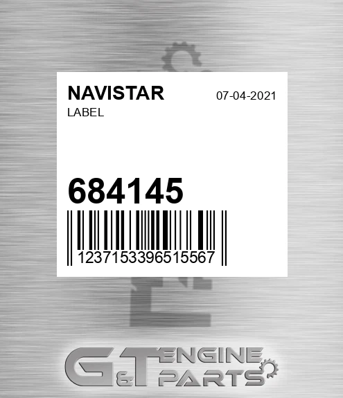 684145 Label