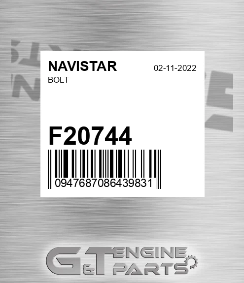 F20744 NAVISTAR Bolt