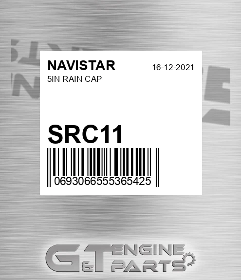 SRC11 5in Rain Cap