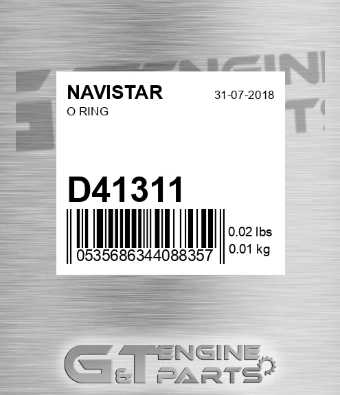 D41311 O Ring