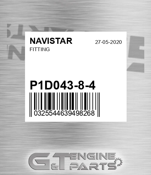 P1D043-8-4 Fitting