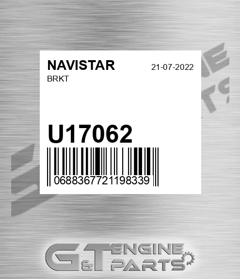 U17062 Brkt