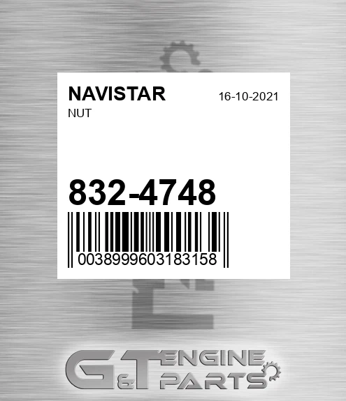 832-4748 Nut