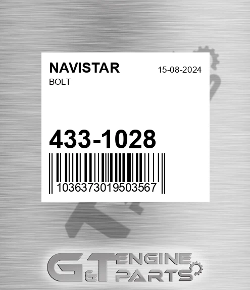 433-1028 Bolt