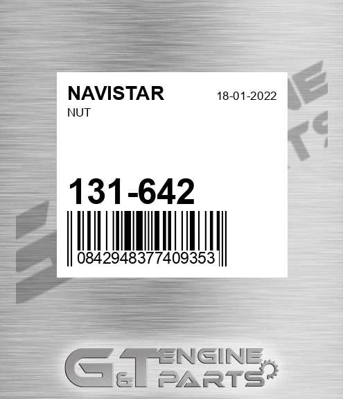 131-642 Nut for NAVISTAR