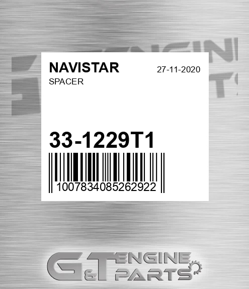 33-1229T1 Spacer