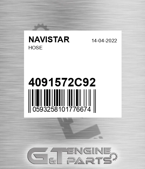 4091572C92 Hose
