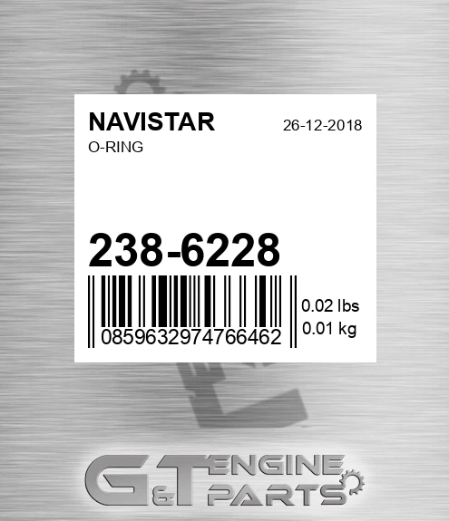 238-6228 O-ring