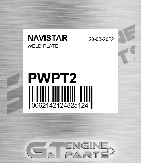 PWPT-2 Weld Plate
