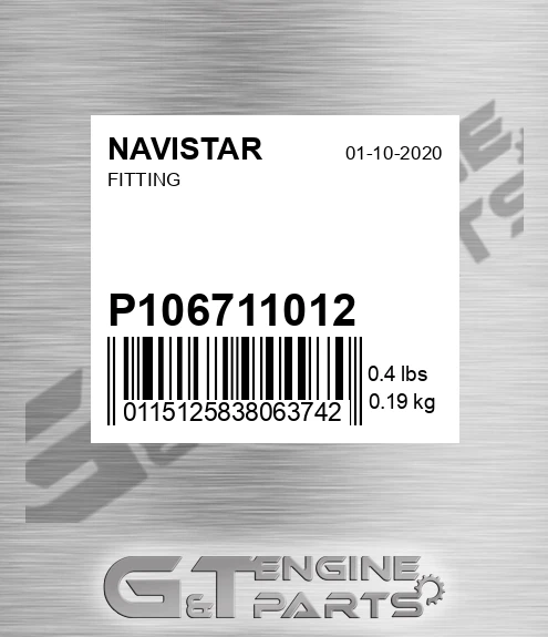 P-10671-10-12 Fitting for NAVISTAR